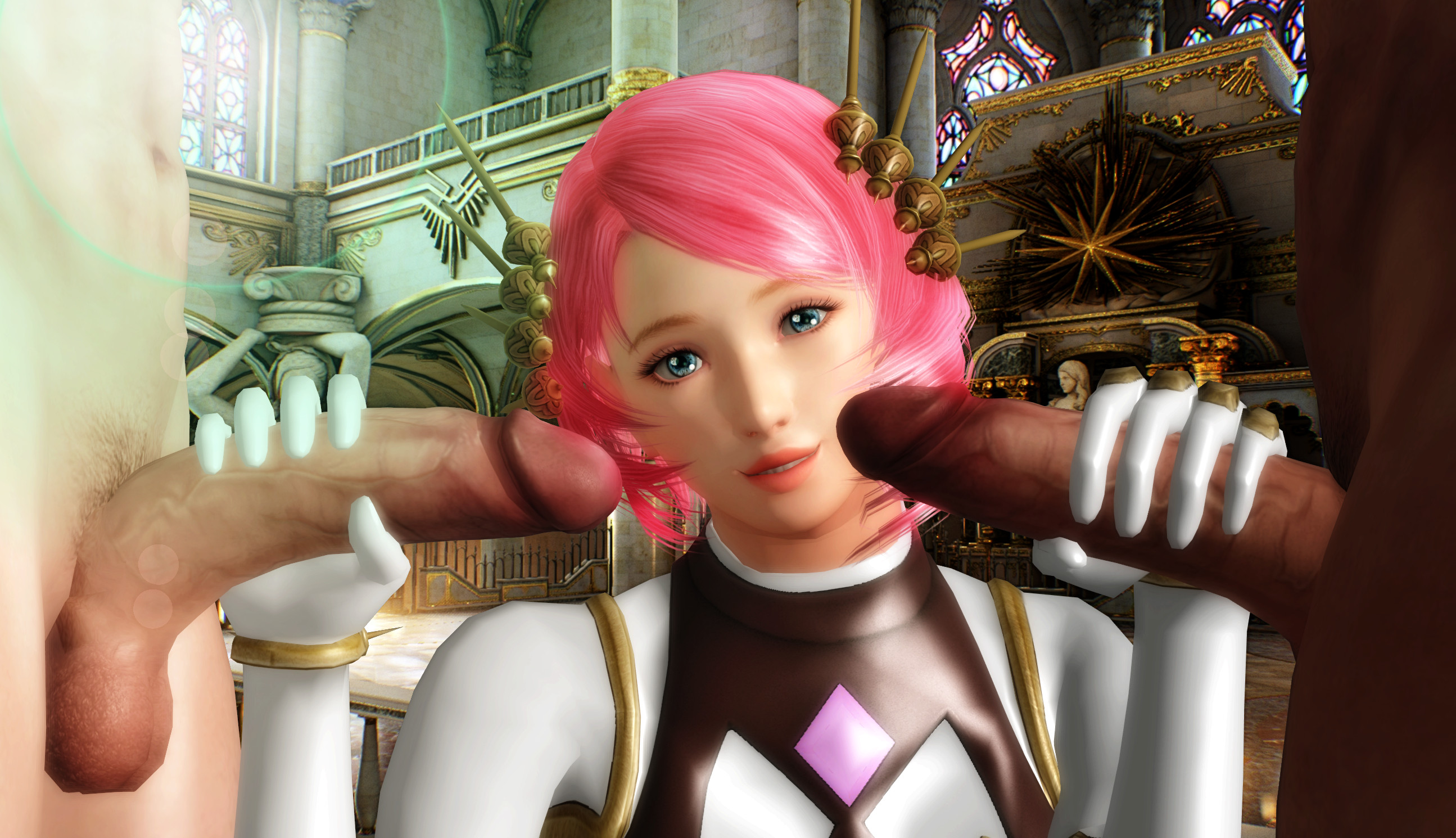 Alisa Carlotti Tekken double main église